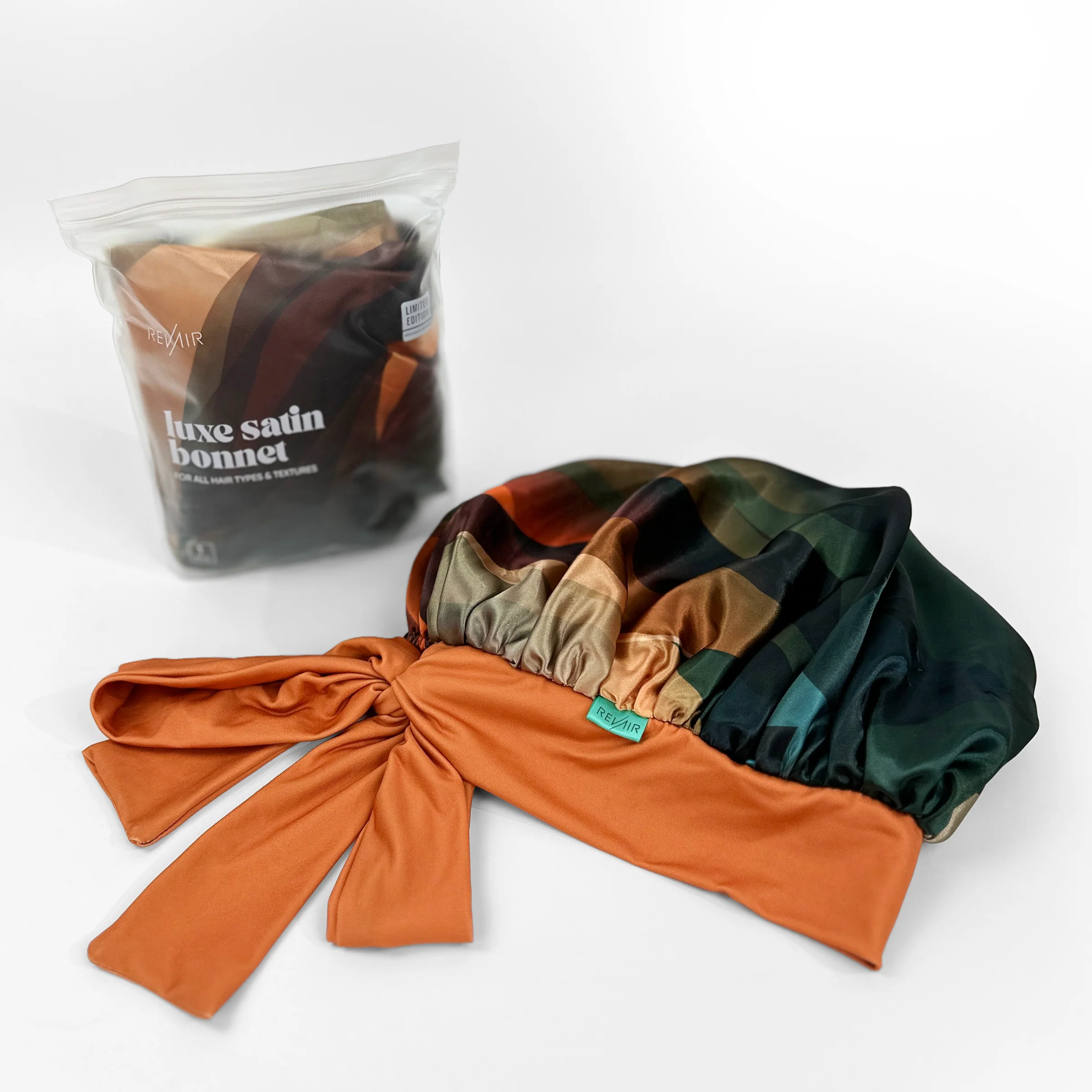 Luxe Satin Bonnet - Limited Edition Cinnamon Swirl Collection - Image 5