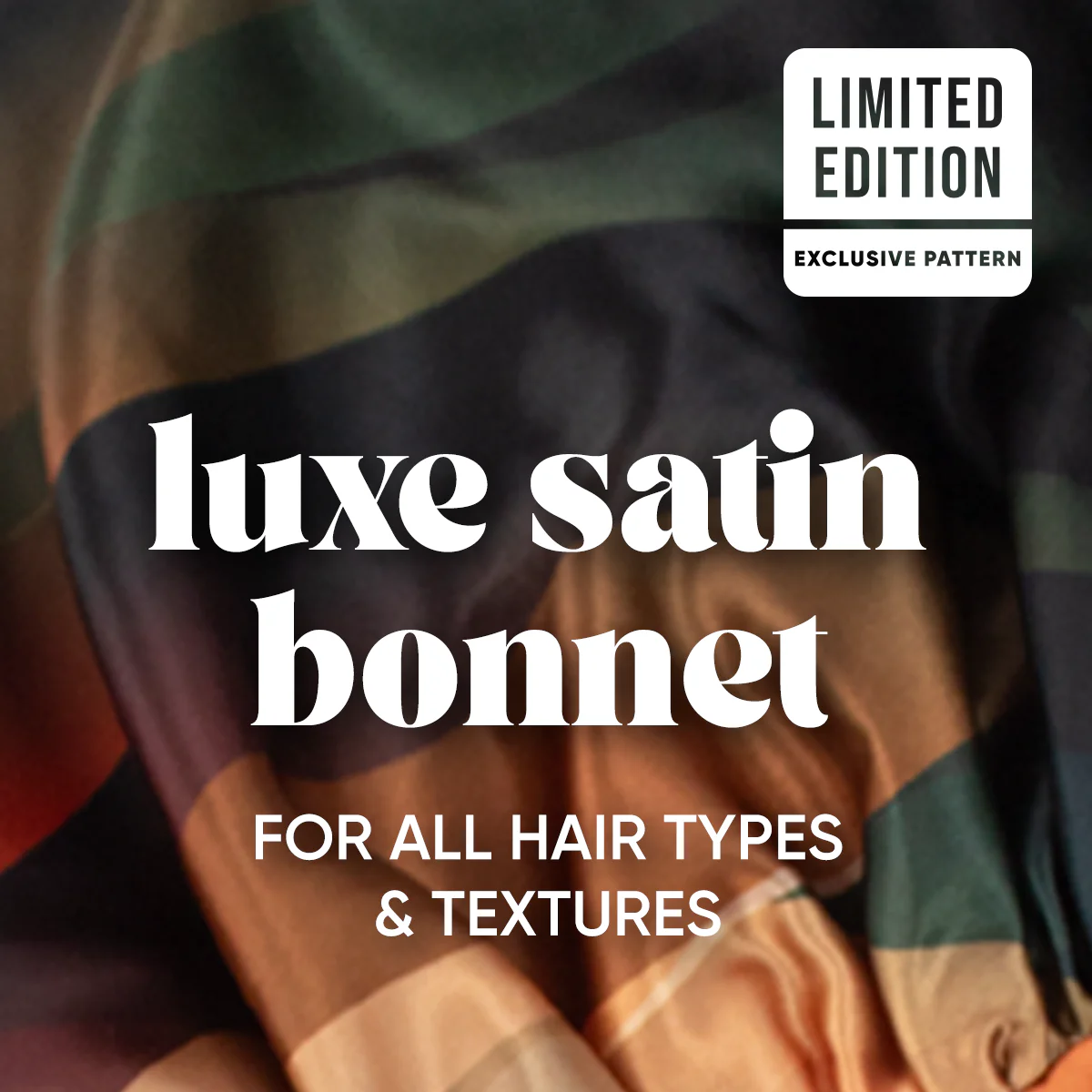 Luxe Satin Bonnet - Limited Edition Cinnamon Swirl Collection - Image 9